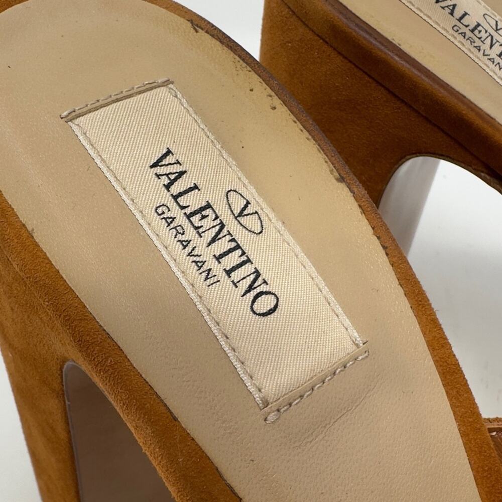 Valentino Rockstud Suede Platform Sandals Womens EU 39 - Picture 13 of 14